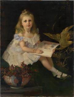 Louise Hanson-Dyer (Publisher, philanthropist) - portrait by Tom Roberts