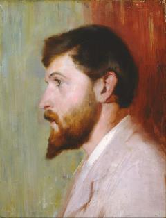 'Smike' Streeton -aged 24. Portrait by Tom Roberts