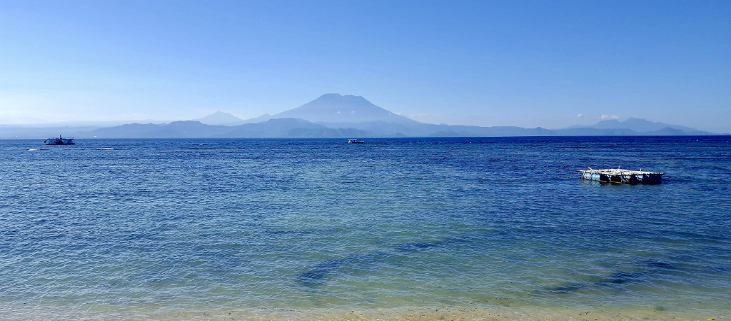 View of Nusa Lemongan in Bali, Indonesia