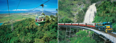 Cairns Skyrail - cable car and train