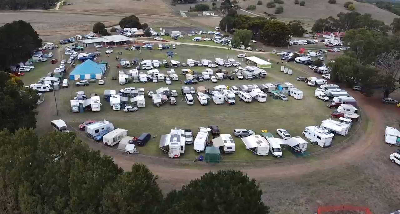 Aerial View of Sandford Country Music Festival