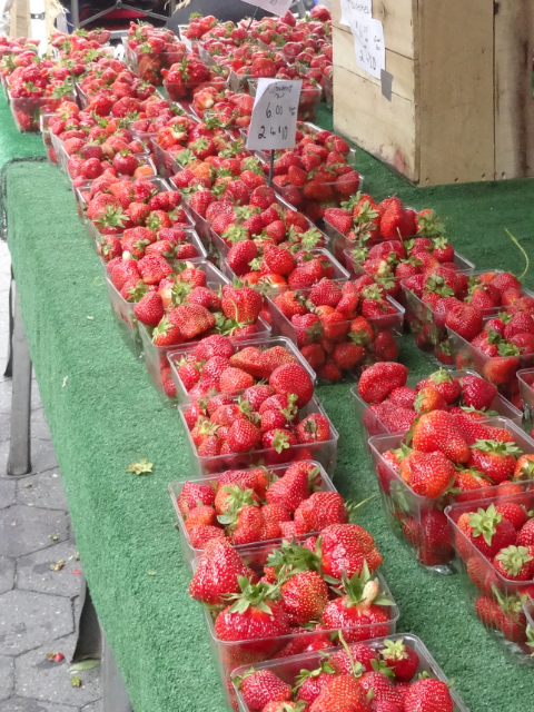 Strawberries at Union Square Farmers Market