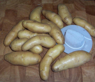 Kipfler potatoes