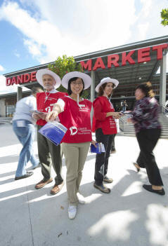 Staff at Dandenong Market