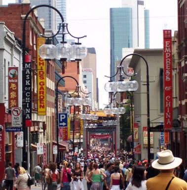 Little Bourke Street in Chinatown