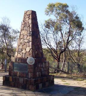 Grimes Monument in Studley Park