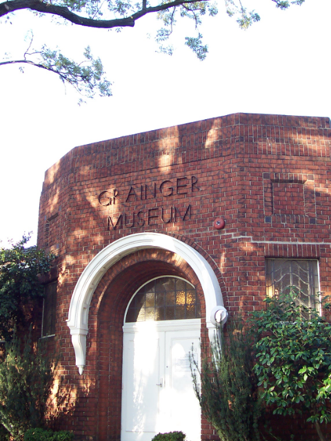 Entrance to Grainger Museum, Melbourne