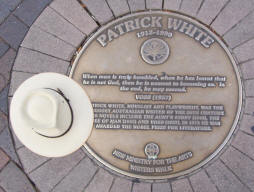 Patrick White - plaque