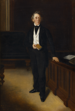 John Pascoe Fawkner - portrait by William Strutt