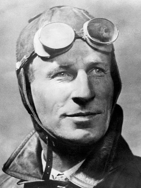 Charles Kingsford Smith in flying gear
