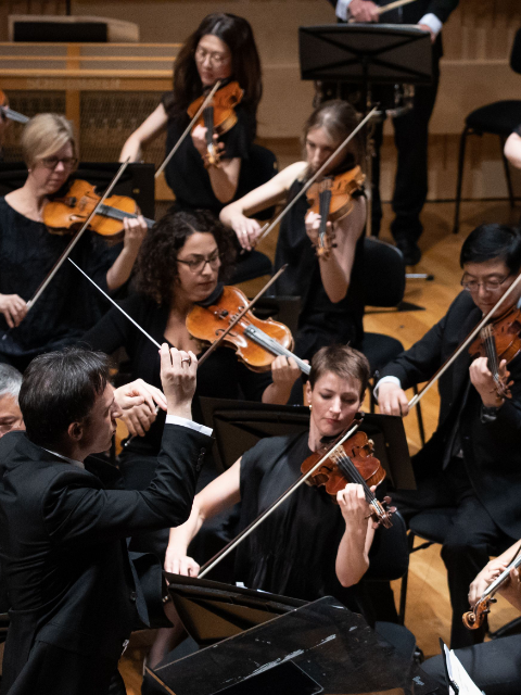 Sydney Symphony Orchestra - part of string section