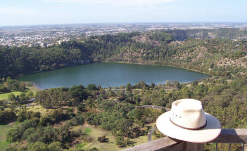 Lake at Mount Gambier