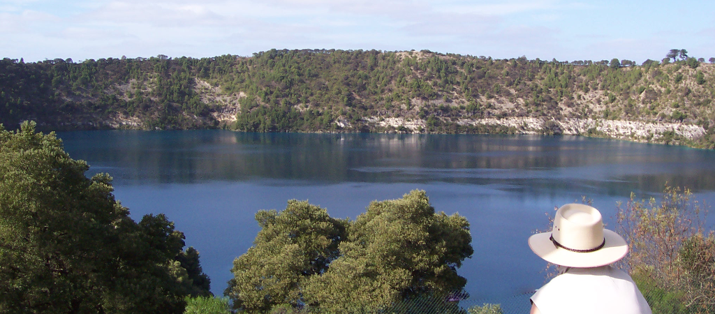 Blue Lake at Mount Gambier, South Australia